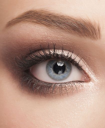 Woman eye with makeup
