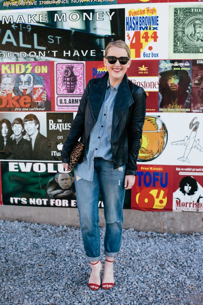 Meghan Donovan I how to style boyfriend jeans