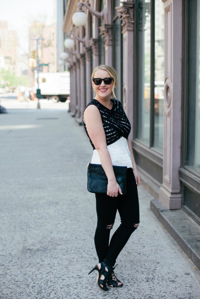 wit & whimsy I bcbg vicki top