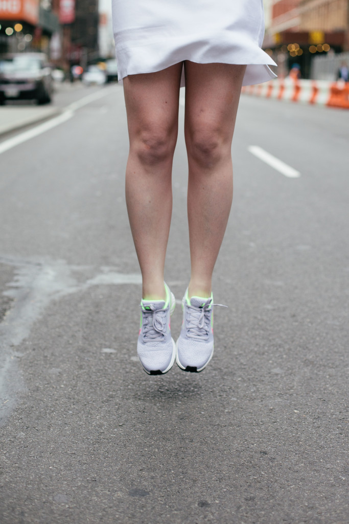 wit & whimsy I sneakers and dress