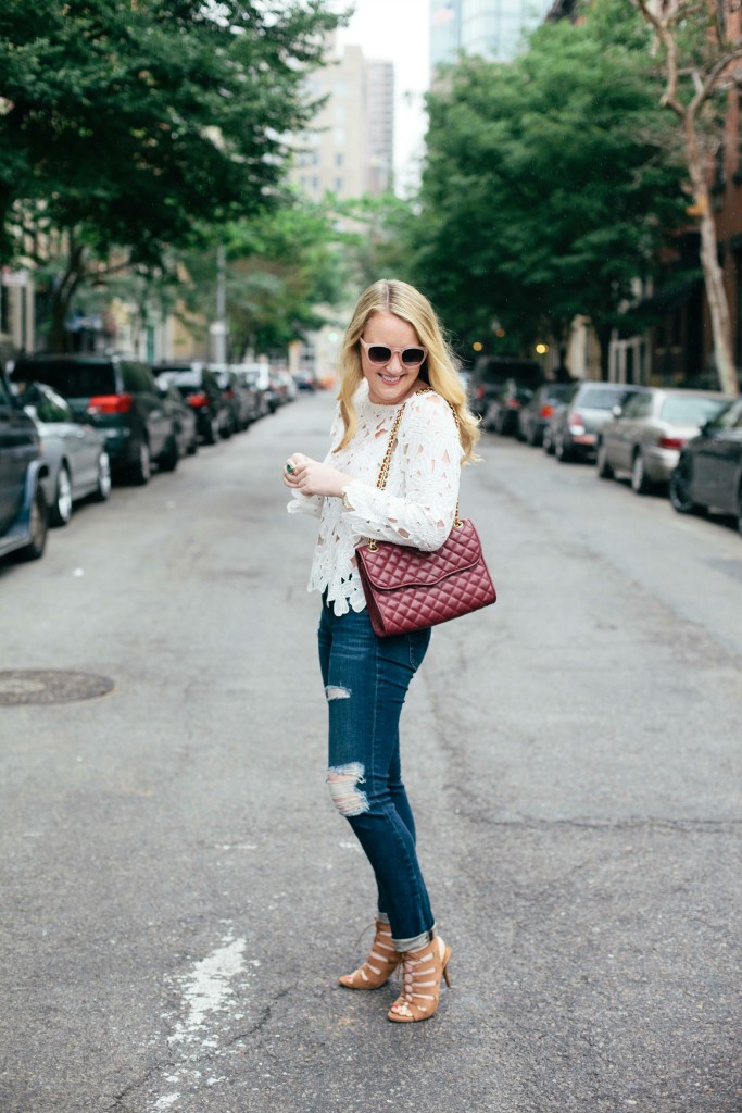wit & whimsy I chic wish lace top