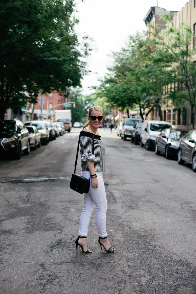 wit & whimsy I off the shoulder top