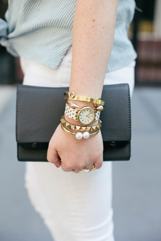 wit & whimsy I timex polka dotted watch