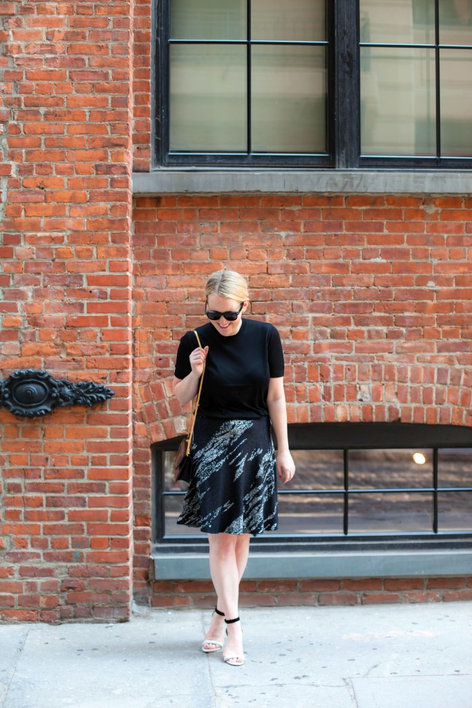 everlane sweater and bcbg skirt I wit & whimsy