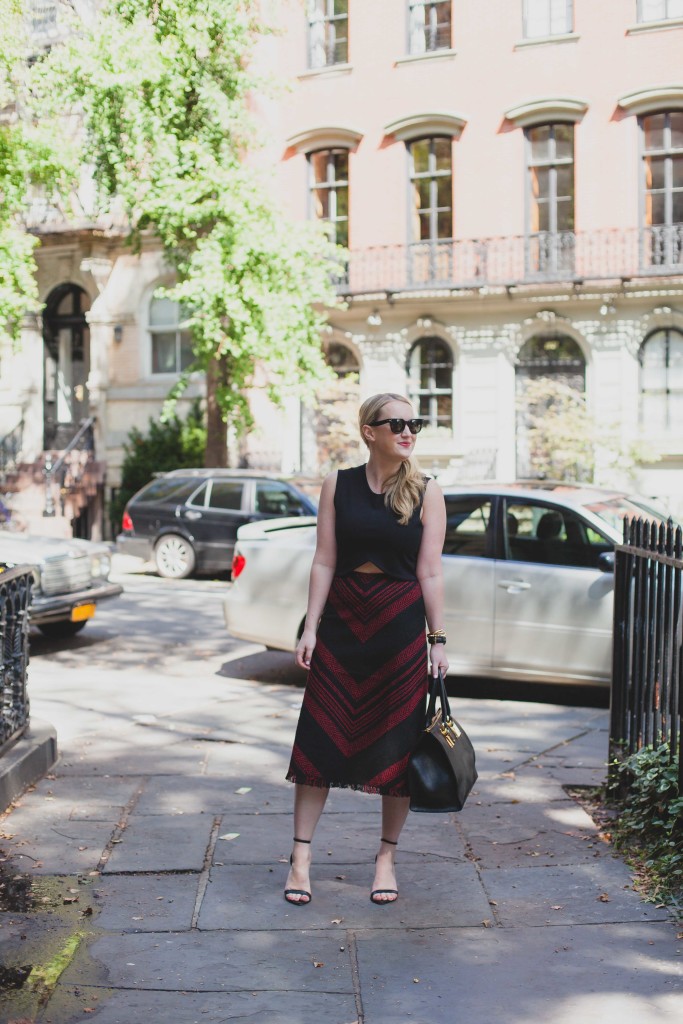 Fall Style I Forever 21 Skirt I Aritzia Crop Top I wit & whimsy