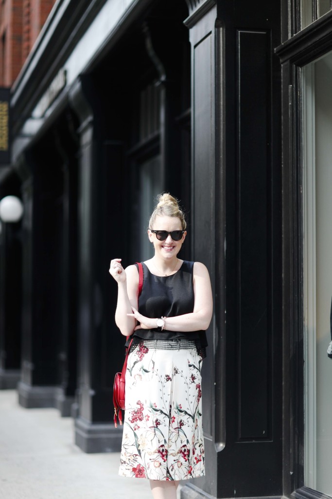 wit & whimsy I meghan donovan I crop top and midi skirt