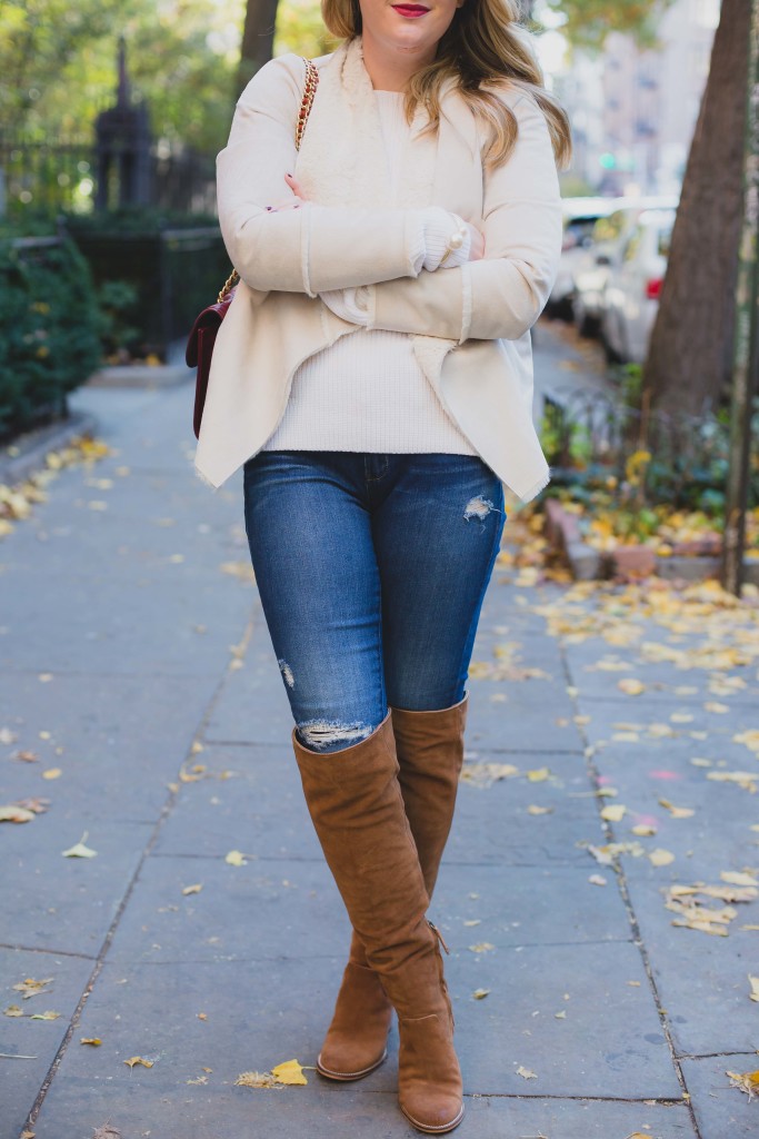 Blank NYC Denim I Dolce Vita Over the Knee Boots I wit & whimsy