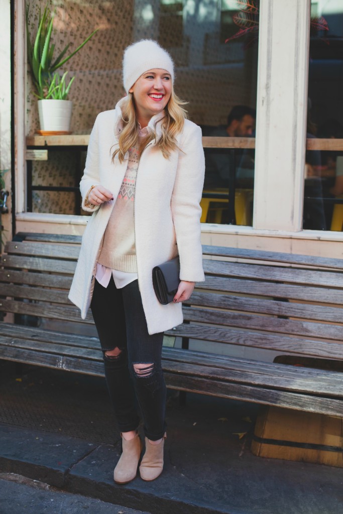 Gap Factory Fair Isle I Loft Coat I wit & whimsy