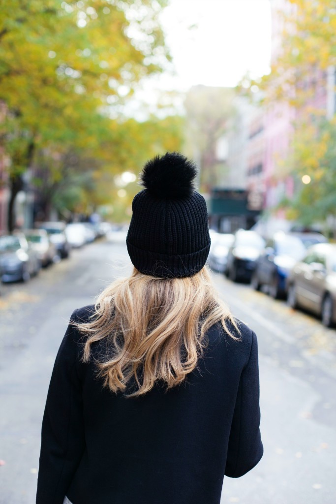 Ann Taylor Pom Pom Hat I wit & whimsy
