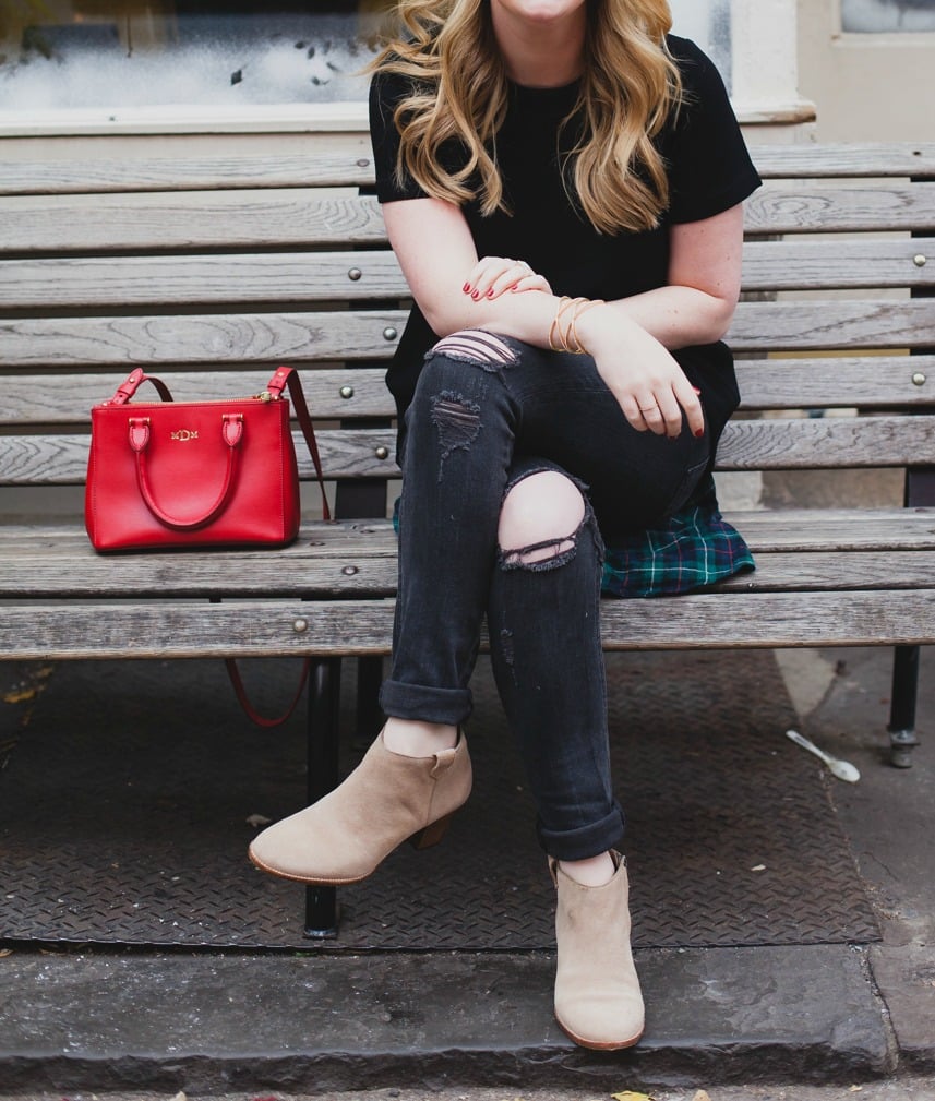 Distressed Denim I Winter Weekend Style