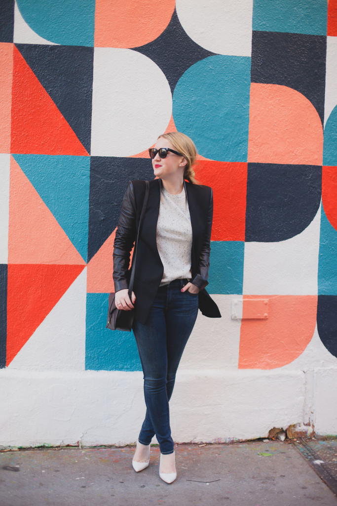 Everlane Sweater I Helmut Lang Blazer I wit & whimsy