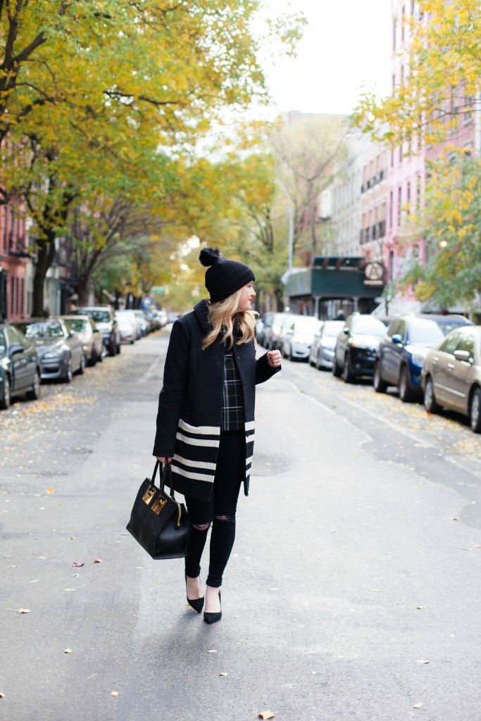 Stripes & Plaid I wit & whimsy I Maison Scotch Coat