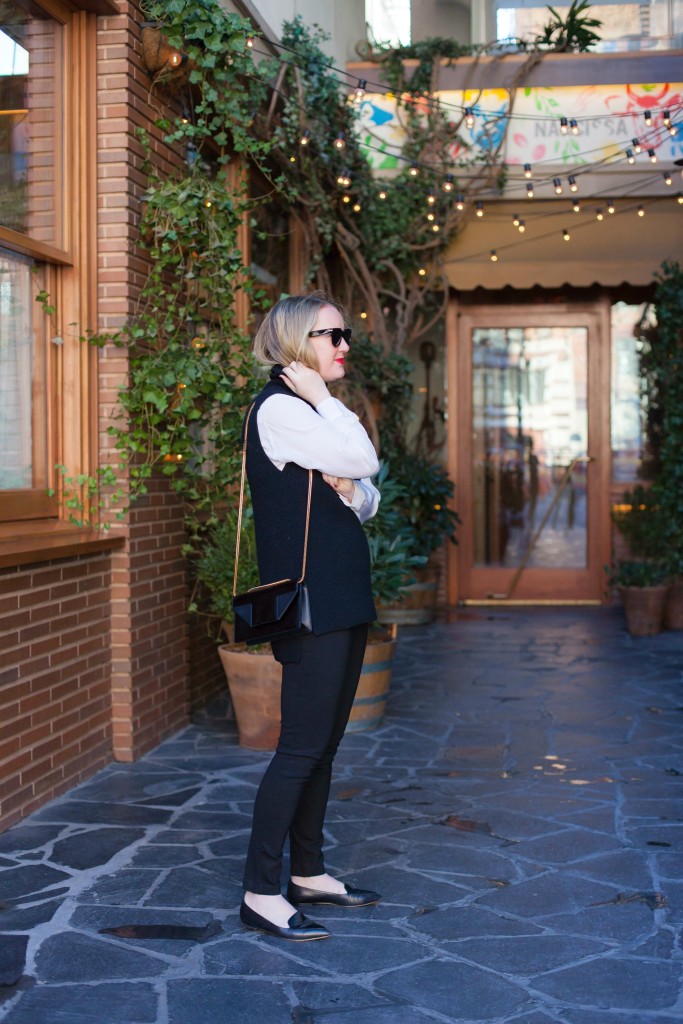 Everlane Chunky Knit Turtleneck I M.Gemi Loafers
