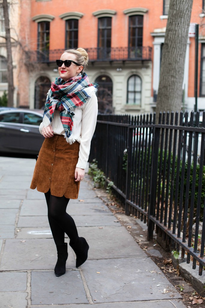Plaid + Suede @meghandono