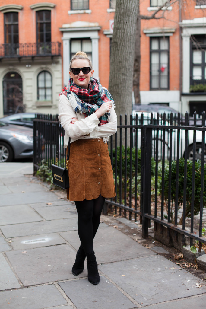 Plaid and Suede I wit & whimsy