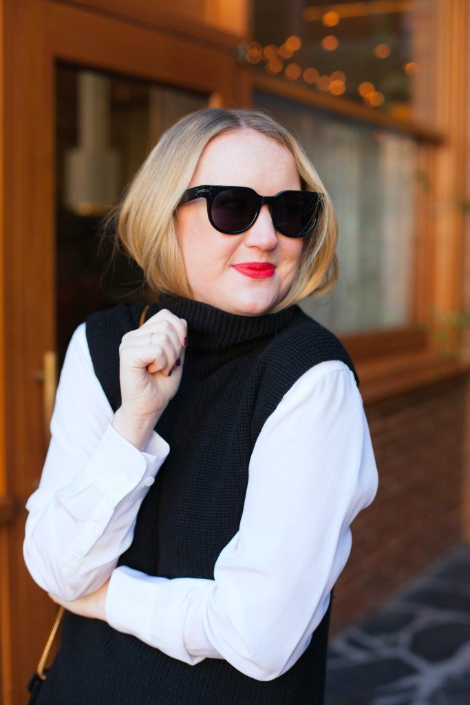 Turtleneck Faux Bob