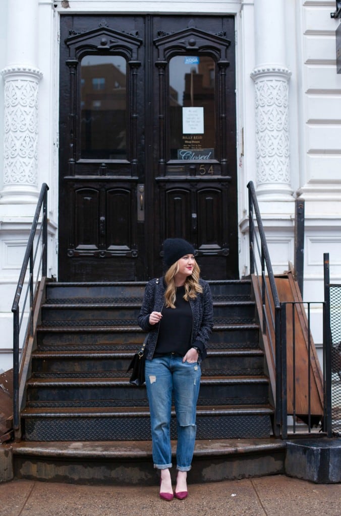 Bomber Jacket + Boyfriend Jeans