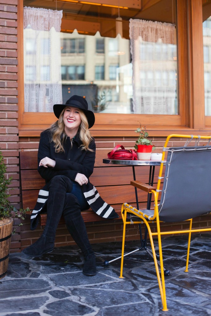 Meghan Donovan I wit & whimsy I striped Coat