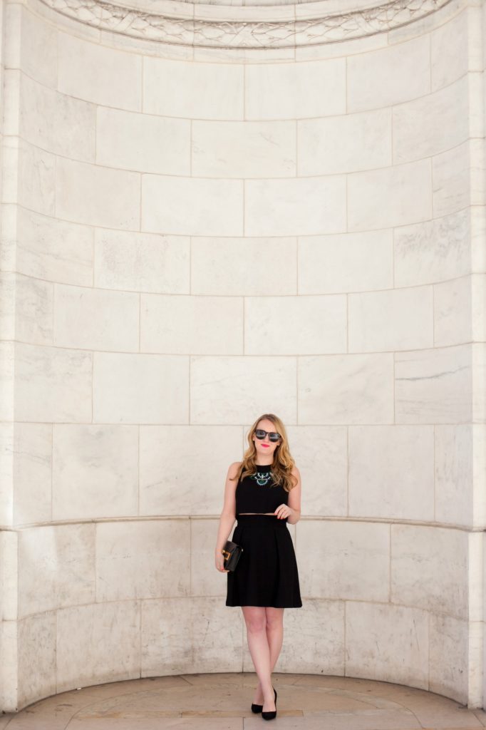@meghandono two piece black dress