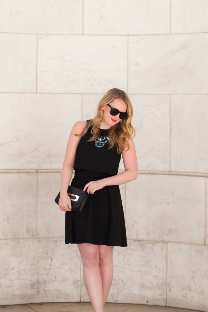 Two Piece Little Black Dress