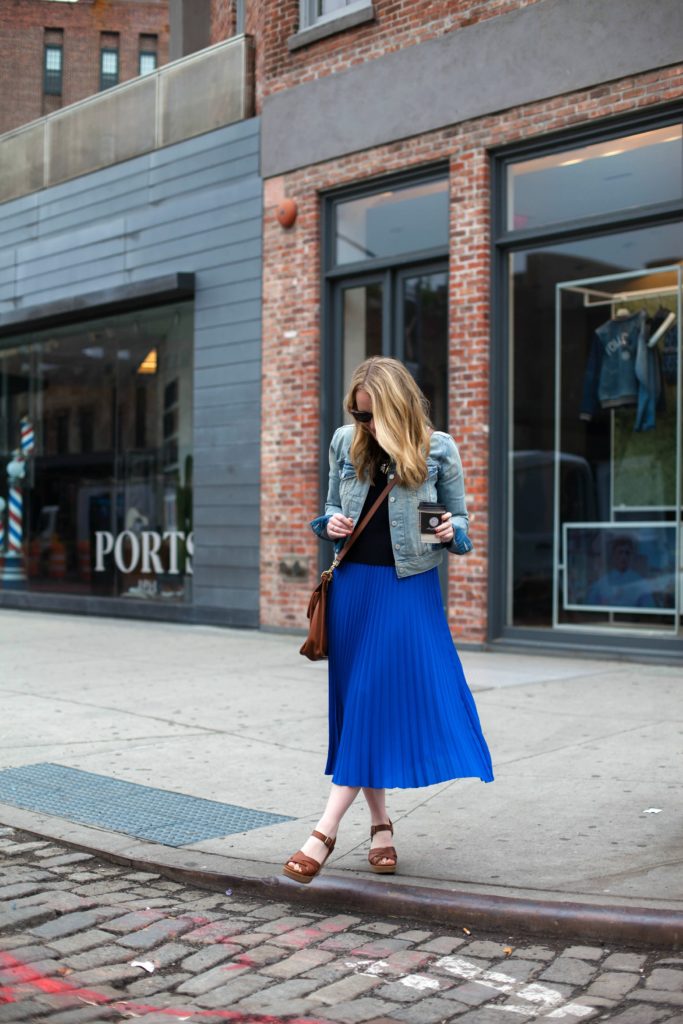Pleated Skirt I Timberland Shoes