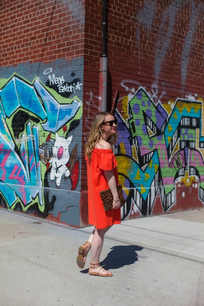Topshop Off the Shoulder Dress I wit & whimsy