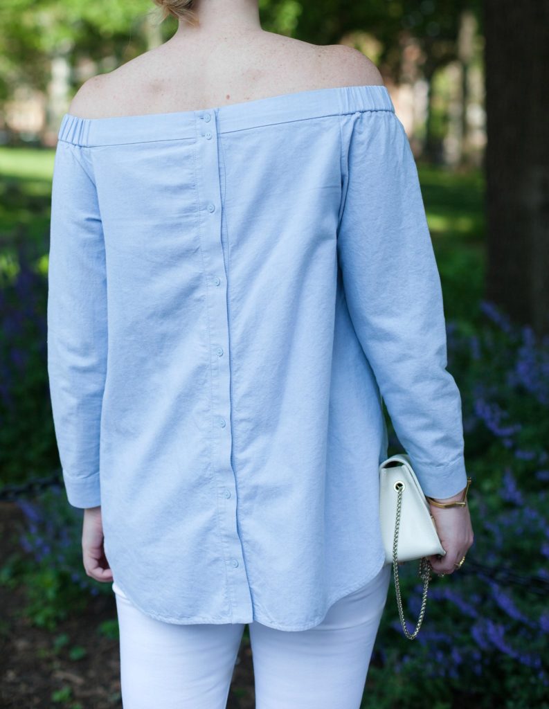 Buttons Down the Back I off the shoulder