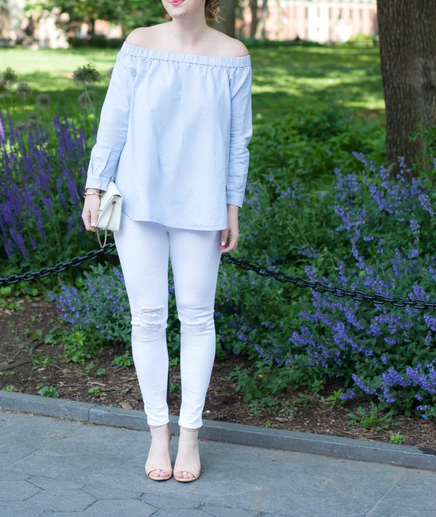 Off the shoulder