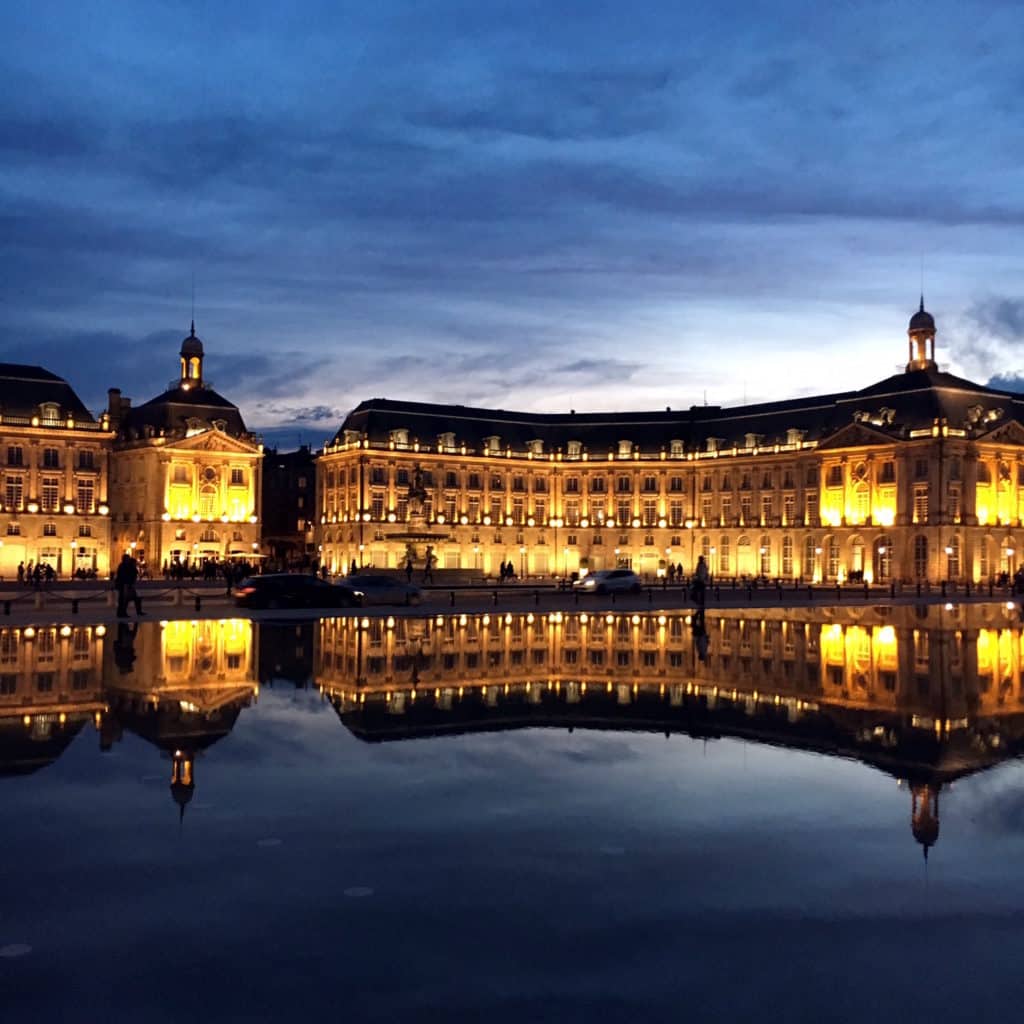 Place de la Bourse at night I Bordeaux