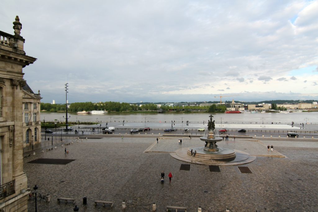 The Garonne River in Bordeaux
