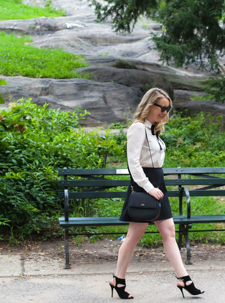 Bow Blouse + Byrdie Bag