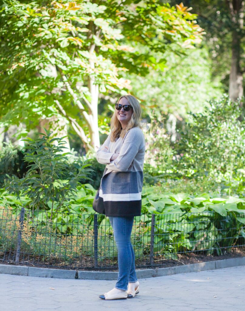 Boyfriend Cardigan I Chanel Flats