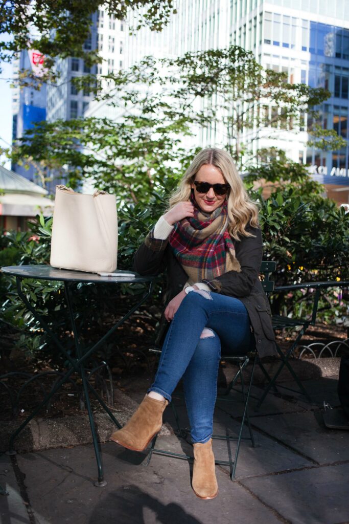 Classic Fall Outfit on Meghan Donovan of wit & whimsy