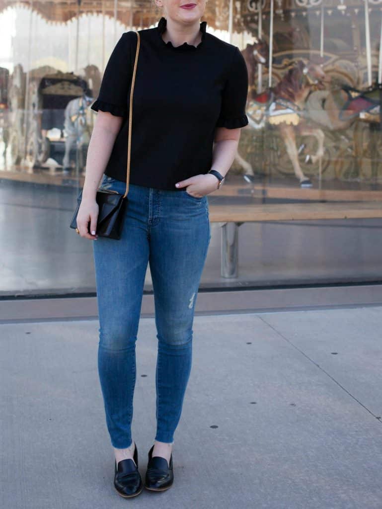 Ruffle Top I Rag & Bone Jeans