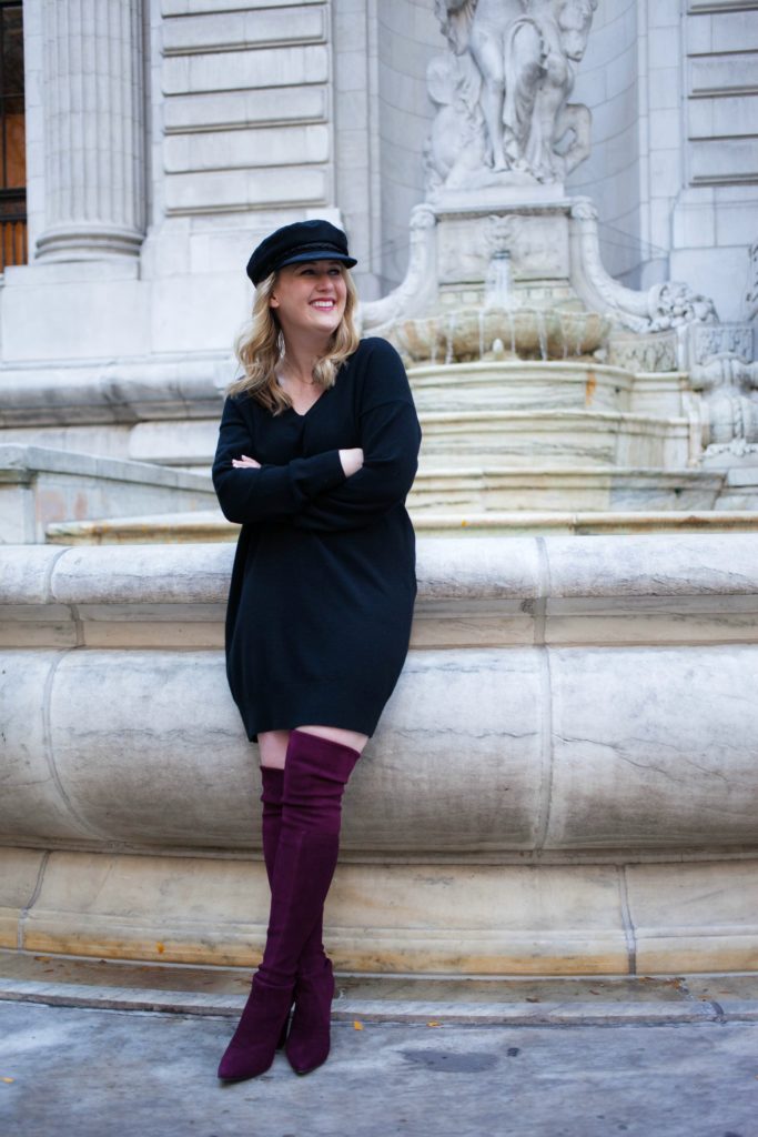 Stuart Weitzman Highstreet Boots on blogger Meghan Donovan