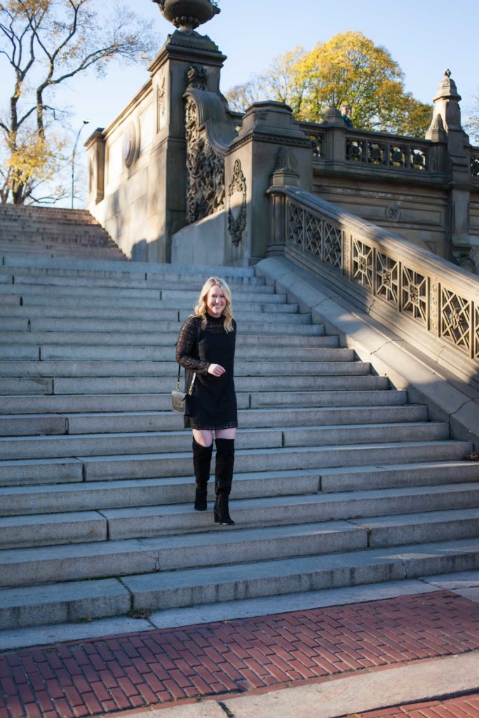 Vince Camuto Over The Knee Boots on Meghan Donovan of wit & whimsy