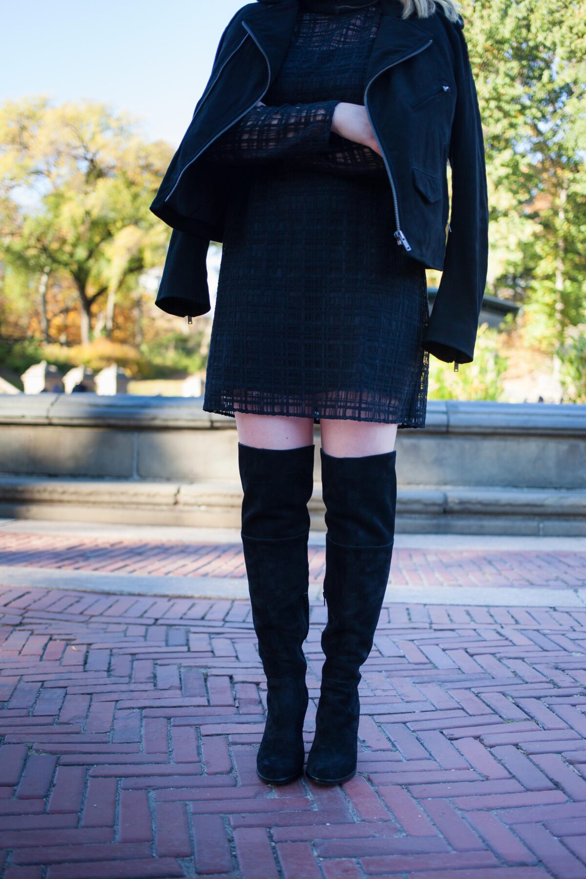 Vince Camuto Over The Knee Boots on Meghan Donovan of wit & whimsy