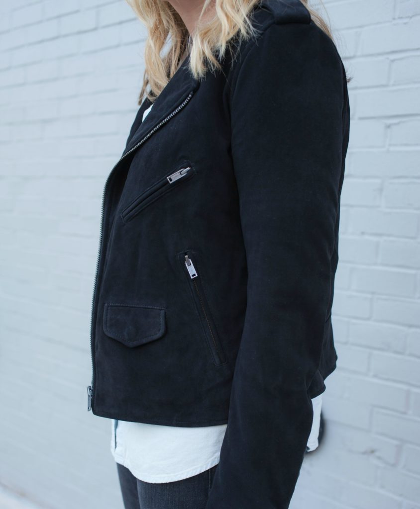 June Moto Jacket on lifestyle blogger Meghan Donovan of wit & whimsy