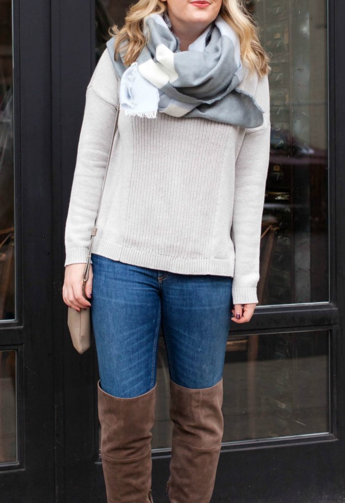 Cozy Knits and Over the knee boots