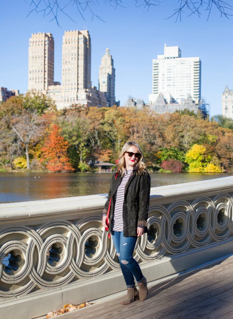 Meghan Donovan in a Barbour Jacket
