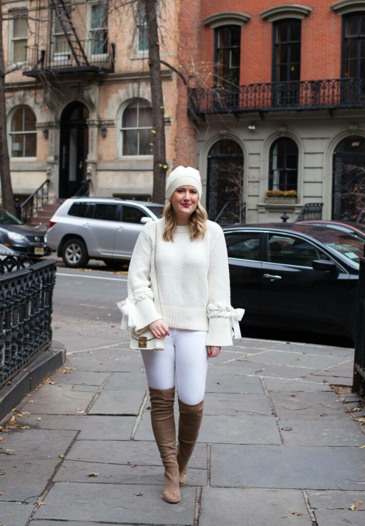 Winter Whites on blogger Meghan Donovan of wit & whimsy