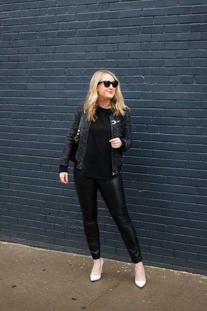 Styling Faux Leather Leggings I wit & whimsy