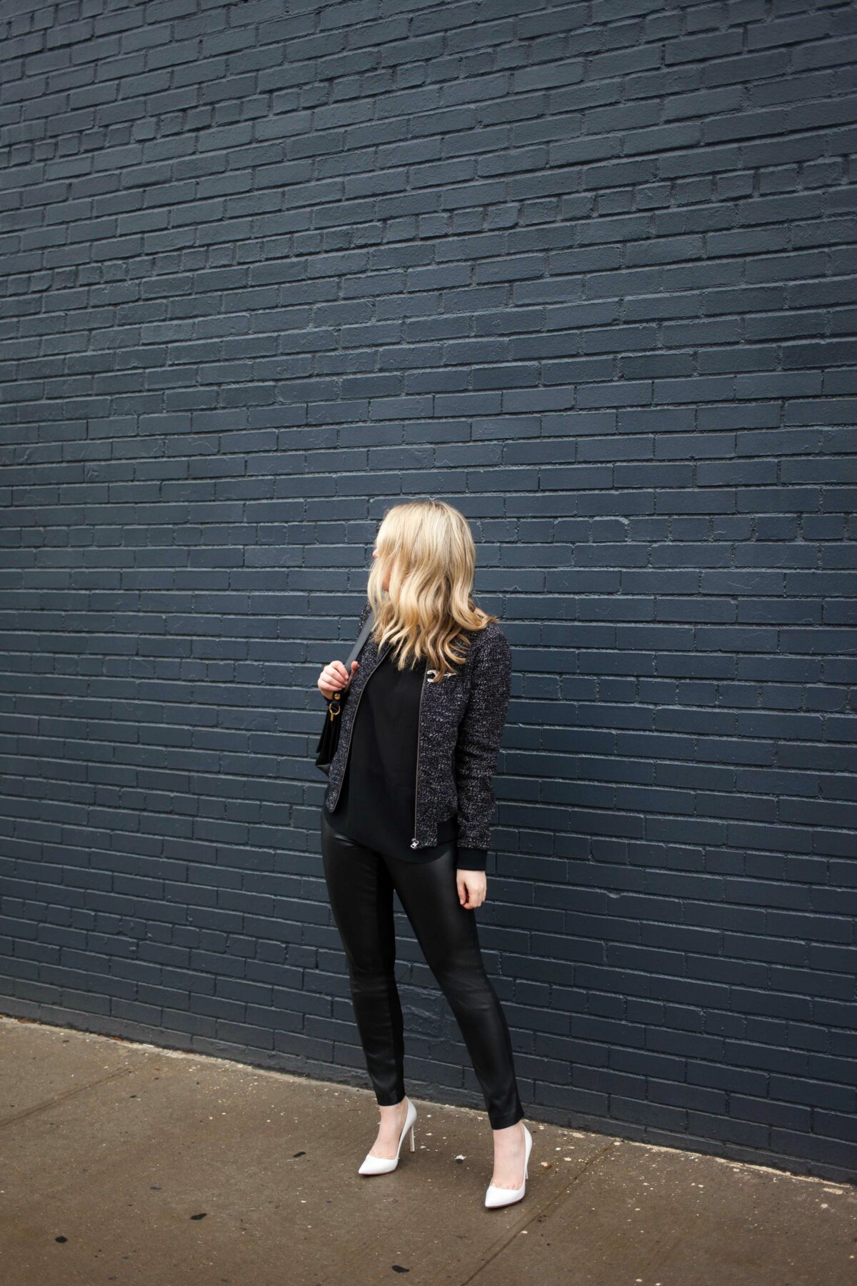 Styling Faux Leather Leggings I wit & whimsy