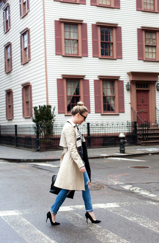 Trench Coat and Heels @meghandono