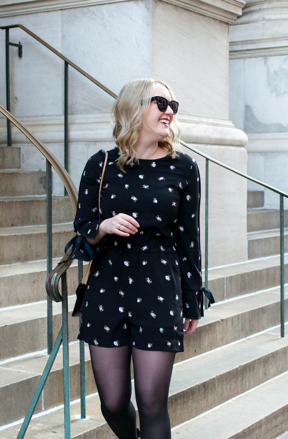 Wearing a romper in winter