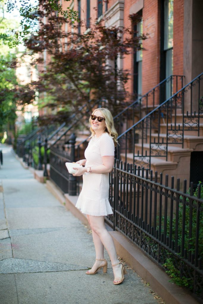 Lace and Mesh Drop Waist Dress on wit & whimsy's Meghan Donovan