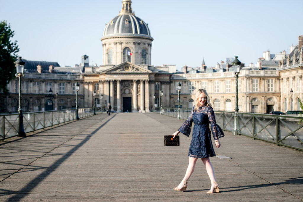 Meghan Donovan wears Cynthia Rowley in Paris