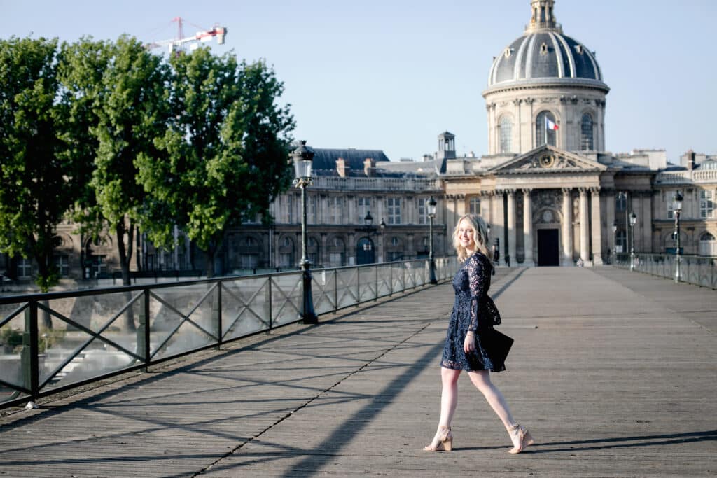 Meghan Donovan wears Cynthia Rowley in Paris