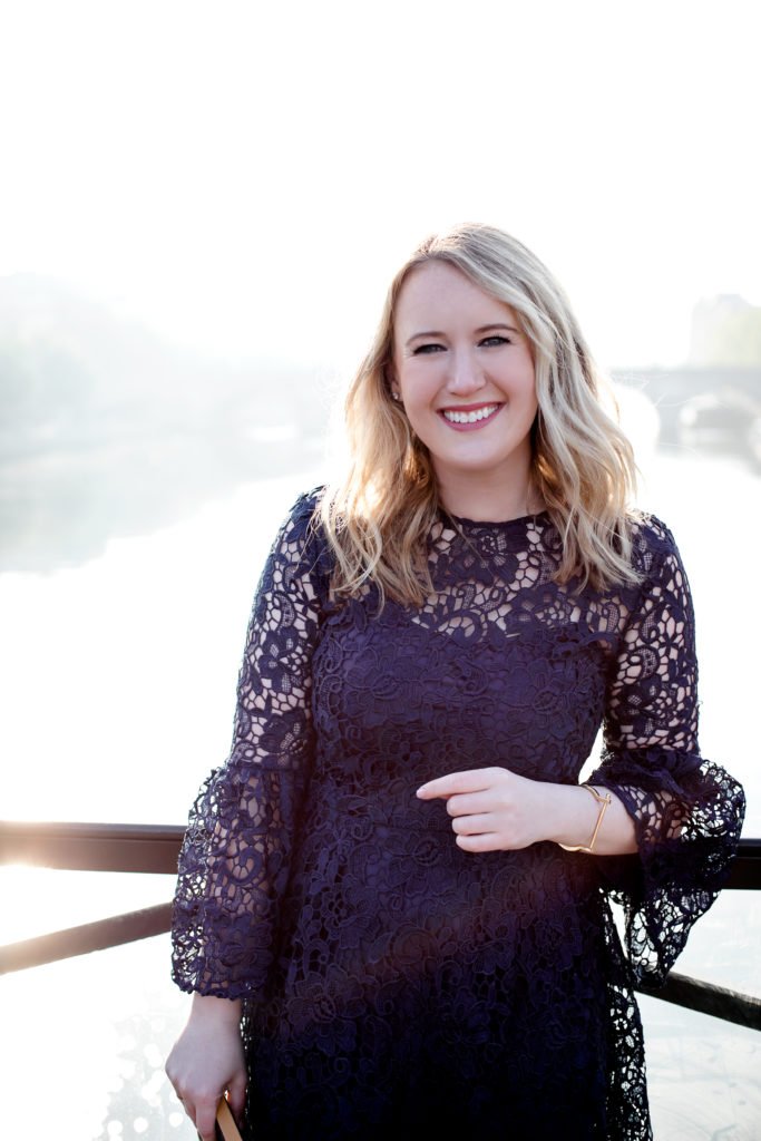 Meghan Donovan wears Cynthia Rowley in Paris