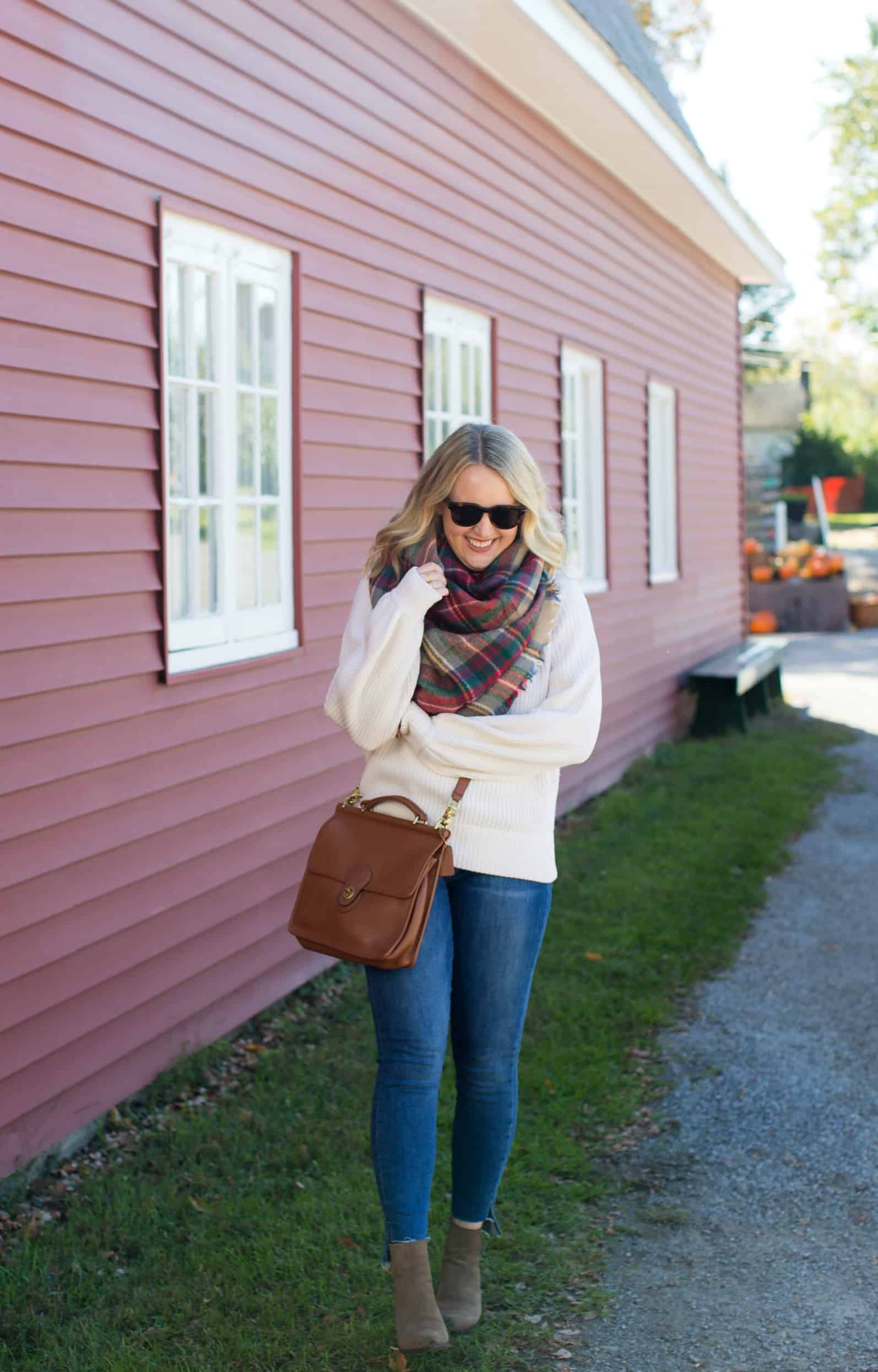 Easy + Cute Fall look on Meghan Donovan